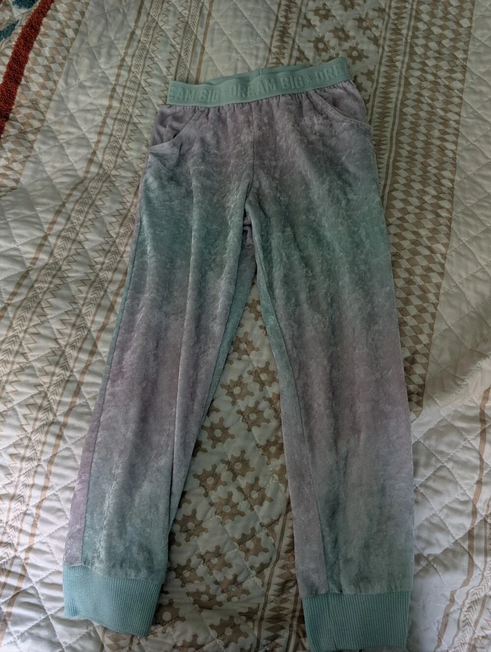 $2 If Bundled. Pastel Tie-Dye Plush Pajama Pants